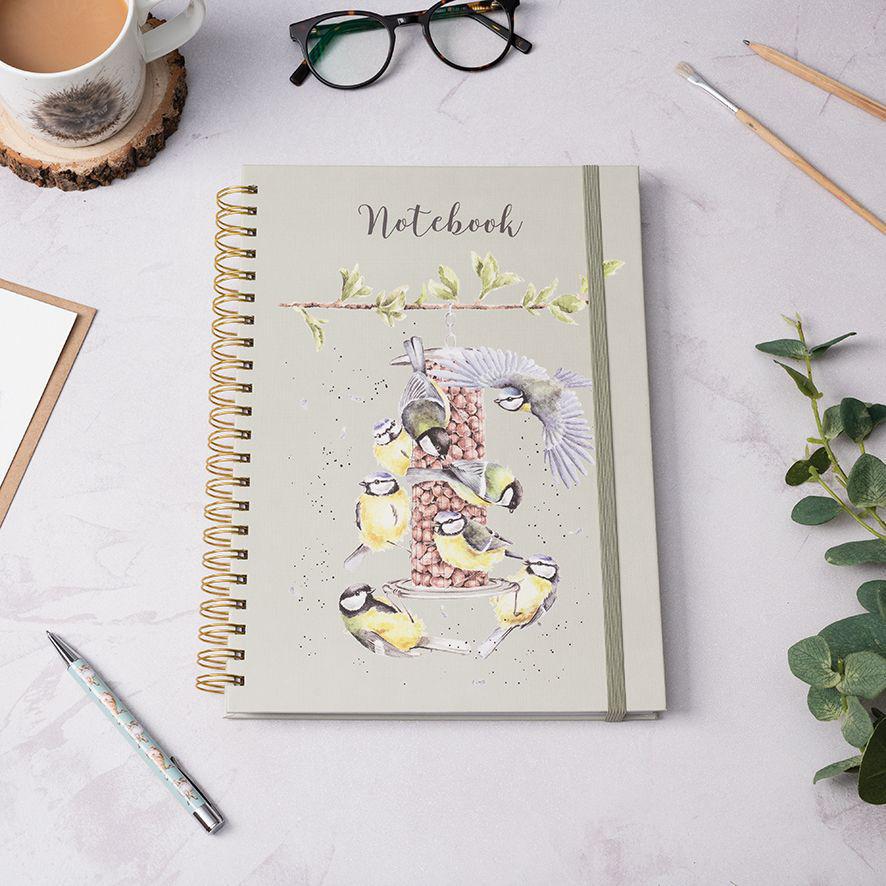 Wrendale Large Notebook | 'Bon Appétit!' Birds