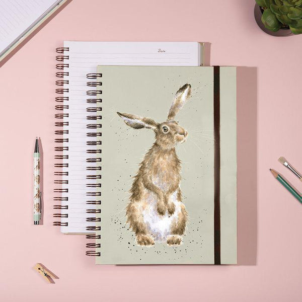 Wrendale Large Notebook | Hare & the Bee