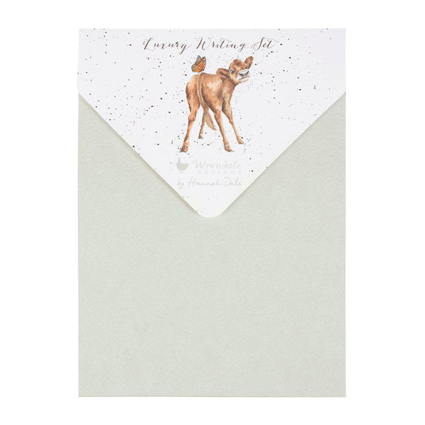 Wrendale Letter Writing Set | Flutterly Fabulous Cow