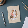 Wrendale  Small Notebook | Basset Hound Dog Just for You