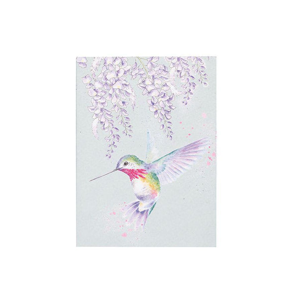 Wrendale  Small Notebook | Wisteria Wishes Hummingbird