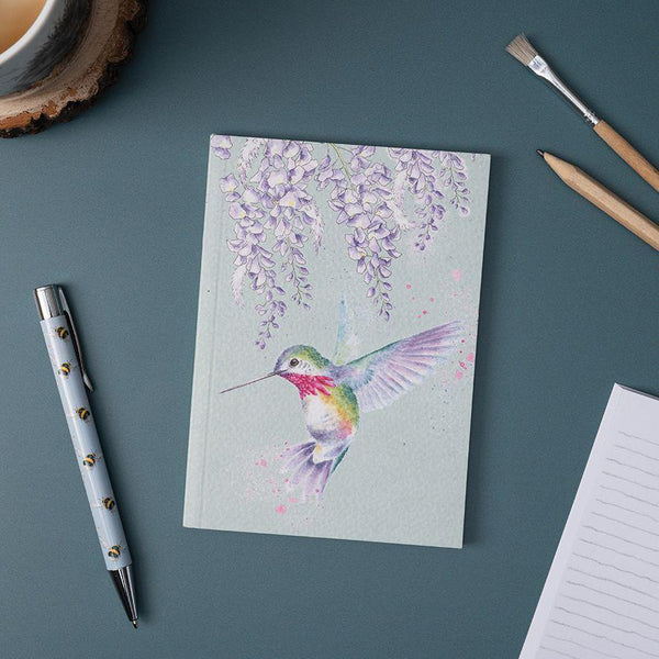 Wrendale  Small Notebook | Wisteria Wishes Hummingbird