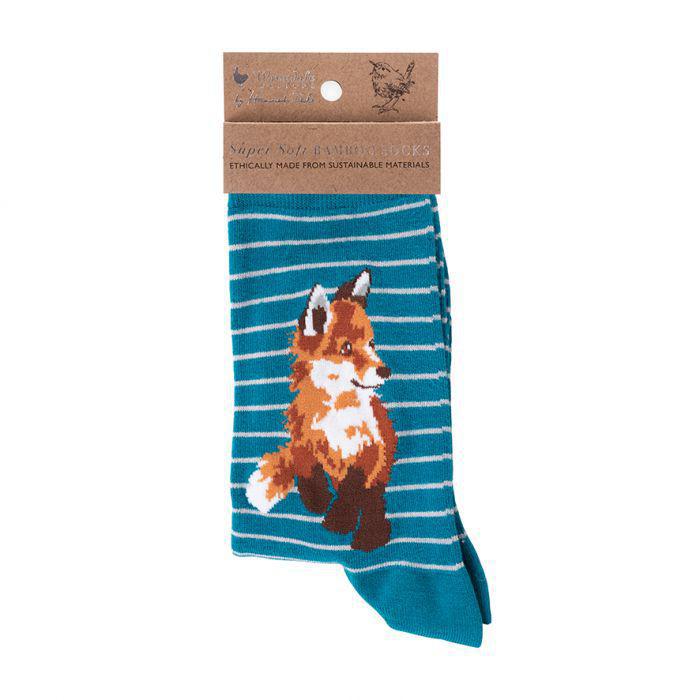 Wrendale Socks | Born to be Wild Fox