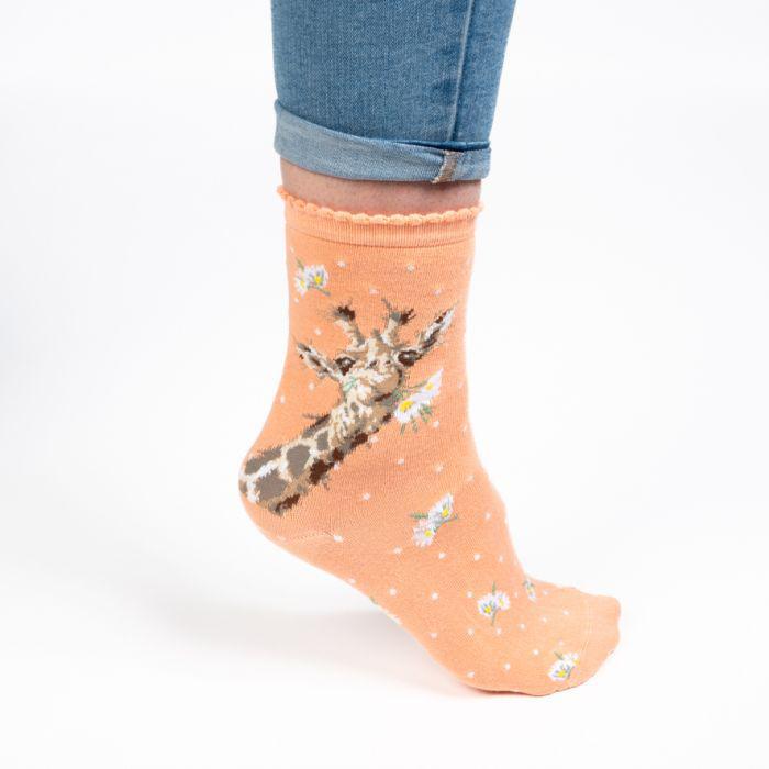 Wrendale Socks | Flowers & Giraffe