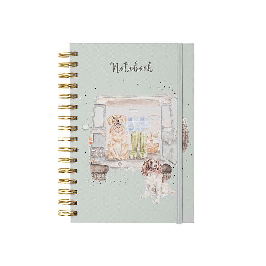 Wrendale Spiral Bound Journal | Paws for a Picnic Dog