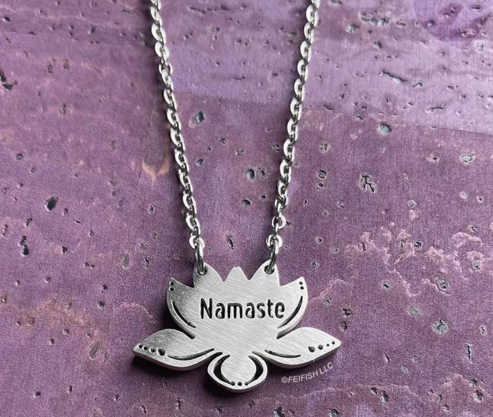 Yoga Namaste Necklace