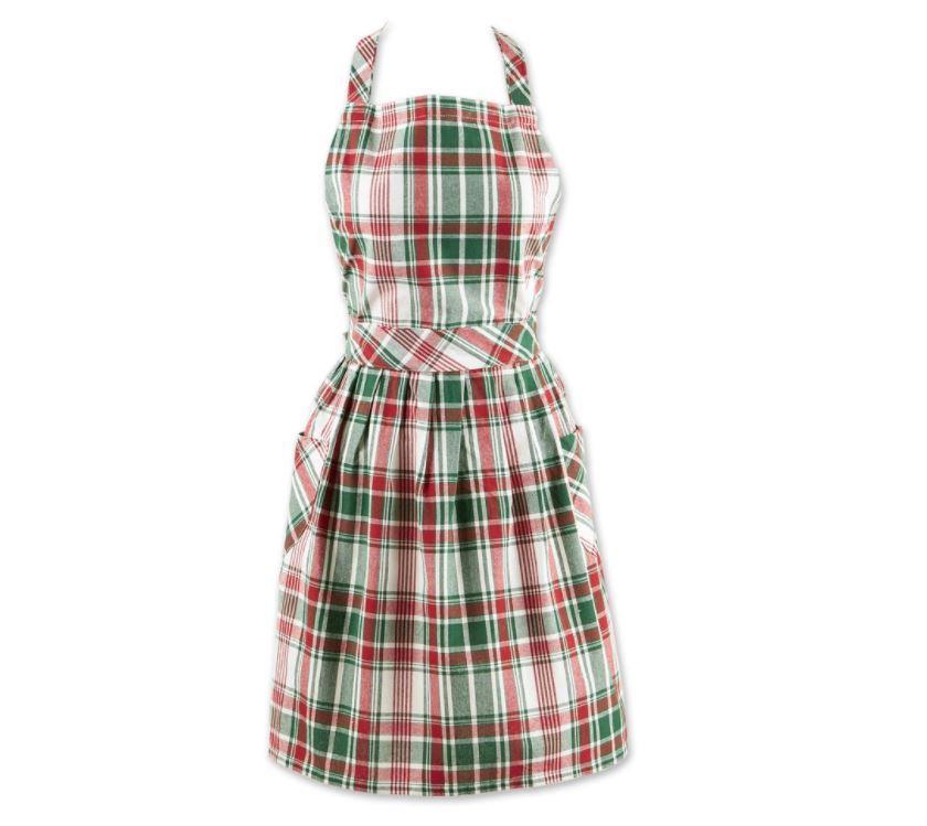 Yuletide Plaid Apron